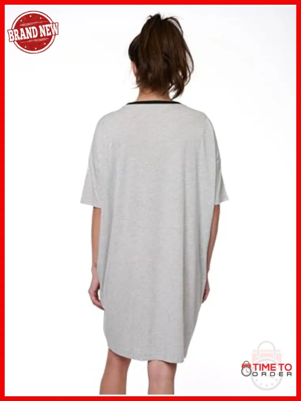 Disney Sleepshirt Nightgown Short Sleeve Cotton Polyester